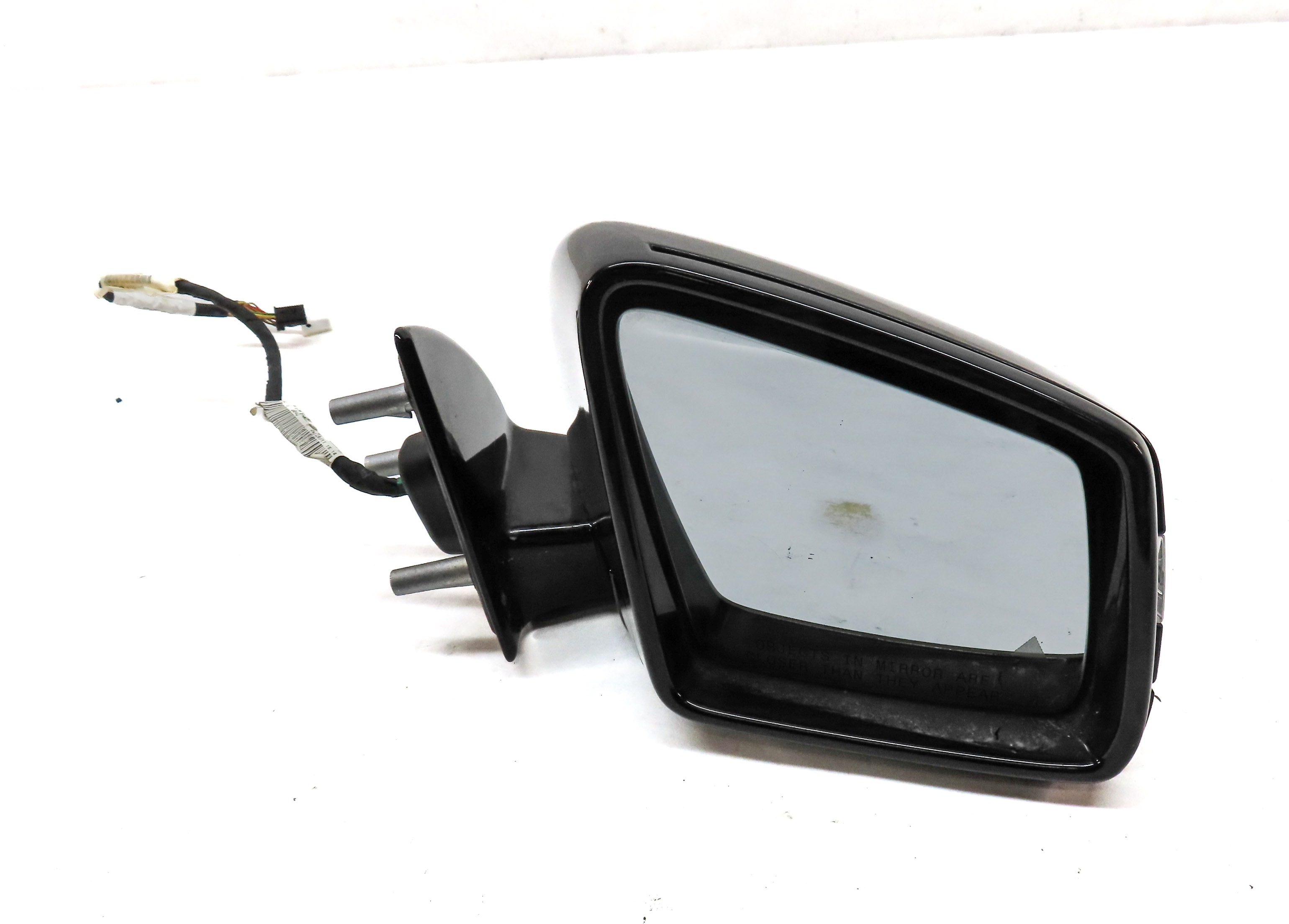 11-12 MERCEDES GL ML CLASS W164 X164 RIGHT P-FOLD AUTODIM MEMORY MIRROR (BLACK) — exact item pictured